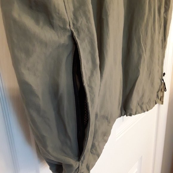 COLUMBIA sleeveless vest light green A/XL full zipper front 2 front zippered poc - Picture 4 of 9